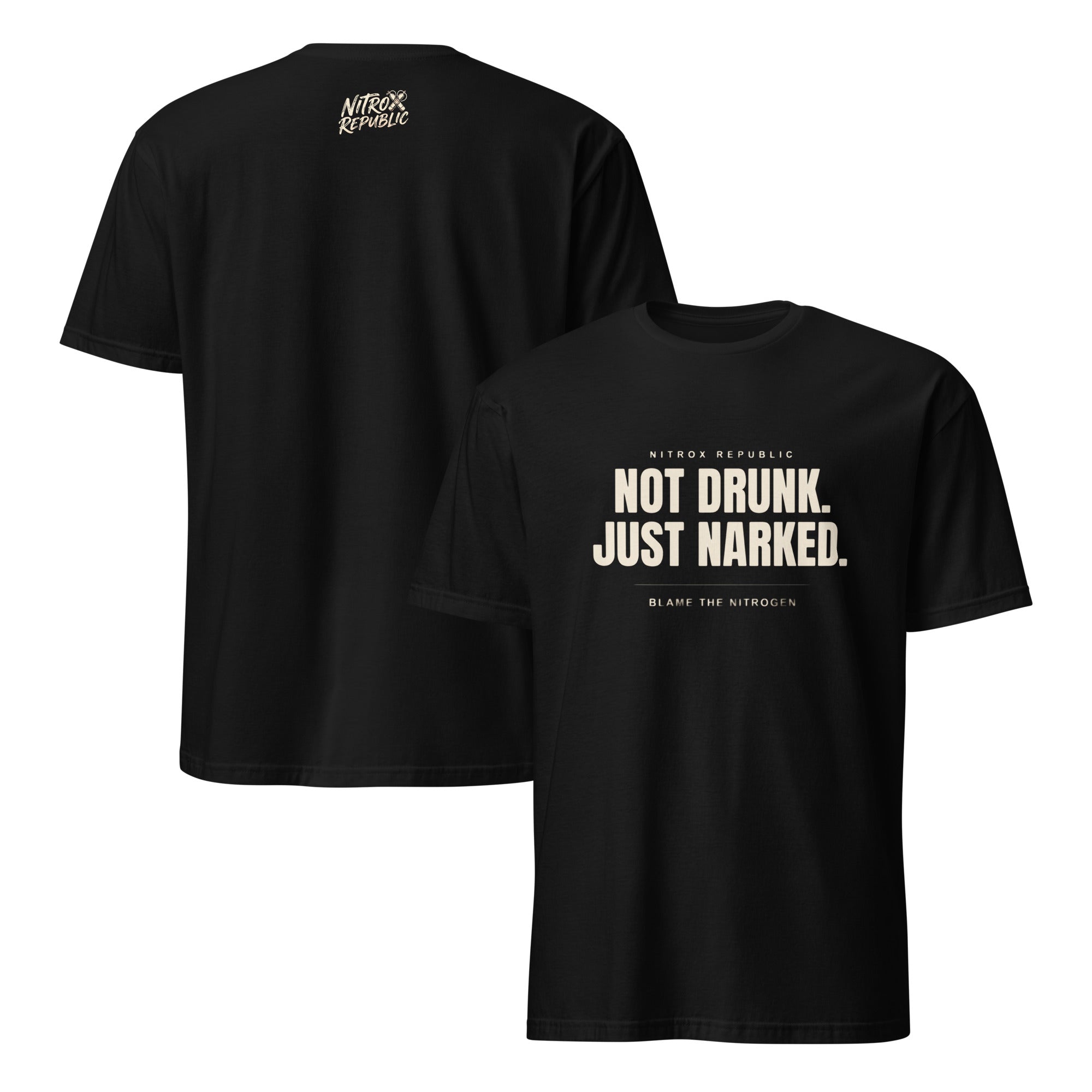 Not Drunk Just Narked scuba diving t-shirt in Black – Nitrox Republic
