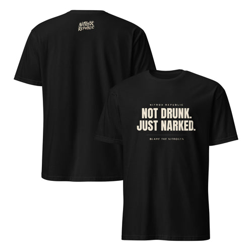 Not Drunk Just Narked scuba diving t-shirt in Black – Nitrox Republic
