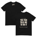 The Fish Told Me funny scuba t-shirt in Black – Nitrox Republic